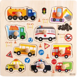 Peg Puzzle - Transport  Peg Puzzle - Transport